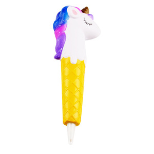Juego de bolígrafos de unicornio con diseño de helado, juguete antiestrés de plástico para niños de 5 a 7 años, diseño unisex - Product Image 4