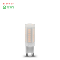 Ampoule LED G9 à intensité variable parfaite ampoule T4 G9 givrée 3W 300Lumen 120V 220V 2700K blanc doux sans scintillement lampe LED G9