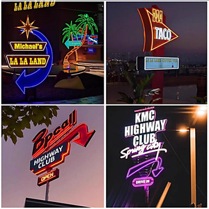 שלט ניאון לד מותאם אישית עם לוגו לעסקים, שלט פרסום אקרילי עמיד למים, תאורת ניאון לחנויות, מיתוג חיצוני - Product Image 6