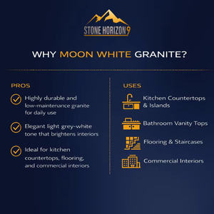 Dalles de granit blanc lune 2 cm polies |   Granite indien gris clair pour comptoirs et sols |   Qualité d'exportation - Product Image 6