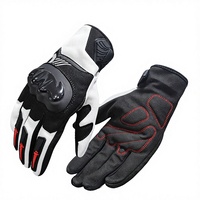 Guantes de Motociclismo Unisex para Exteriores, Cinco Dedos, Poliéster, Nailon, Térmicos/Aislantes, Impermeables, Transpirables, de Seguridad
