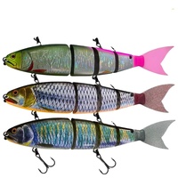 Umpan pancing tenggelam, 245mm 105g 118g 4 potongan bersendi permainan besar umpan Luncur Singking air tawar permukaan pembunuh