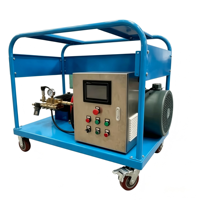 Pompe de test de pression montée sur chariot, vente directe usine, 30Mpa, machine de détartrage électrique à jet d'eau