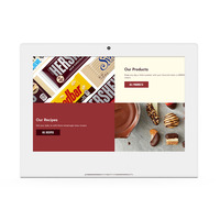 Écran multimédia de table interactive électronique de restaurant d'intérieur autre équipement publicitaire moniteur numérique affichage du lecteur