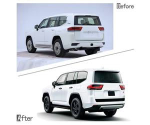 Kit de Conversión para Toyota <span class=keywords><strong>Land</strong></span> <span class=keywords><strong>Cruiser</strong></span> LC300 GX <span class=keywords><strong>2021</strong></span>+ para Actualizar a Modelo <span class=keywords><strong>VX</strong></span>, Parrilla Delantera, Parachoques Trasero, Kit de Carrocería - Product Image 4