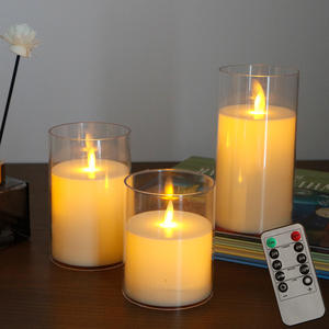 Wholesale <b>Lights</b> Electronic Candles LED Candle Decorationscandles Complete Set of Remote Control <b>Timers</b> Christmas and Wedding - Product Image 4