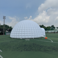 Tente chapiteau gonflable blanc frappant mariage Igloo auvent blanc tente dôme Igloo gonflable Camping fête en plein air
