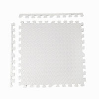 Tapis d'éveil pour bébé EIFFEL HOME EVA, épaisseur 2,5 cm, tapis de sol emboîtable en puzzle pour usage domestique, unisexe, blanc et bleu, jouet sportif