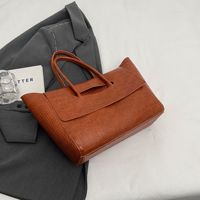 Grand Sac Fourre-Tout Designer en Cuir PU, Nouvelle Mode 2026, Grande Capacité 40x26x12 cm pour Femmes, Sac à Bandoulière de Qualité de 16 Pouces