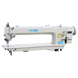 จักรเย็บผ้าอุตสาหกรรมรุ่น YS-0303-D4 แบบแขนยาว พร้อมระบบล็อค ระบบป้อนอัตโนมัติขึ้นลง ใช้สำหรับอุตสาหกรรมเครื่องหนัง มอเตอร์ใหม่พร้อมส่วนประกอบ - Product Image 1