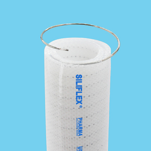 식품 등급 투명 스테인리스 스틸 나선형 및 폴리에스터 섬유 보강 실리콘 호스 (압력용) - Product Image 1