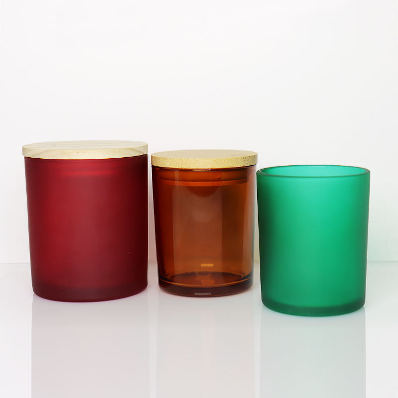 Custom Luxury Candle Vessels - Unique Black Glass Jars