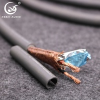 Câble audio coaxial YIVO XSSH OCC 2 cœurs RCA XLR 8 mm Hifi Monitor 850, câble de signal en cuivre monocristallin pour audio et vidéo
