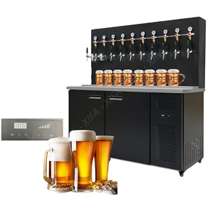 <span class=keywords><strong>Distributeur</strong></span> de bière commercial en acier inoxydable avec système de robinetterie et réfrigération électrique 220V pour fêtes - Product Image 3