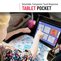 Kit de dessin pliable approuvé par l'avion Table d'activités pour tout-petits Plateau de voyage pour siège de voiture pour enfants avec tableau effaçable