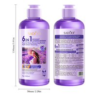 Lessive pour sous-vêtements antibactérienne à la lavande SADOER, marque privée OEM, 300 ml, nettoyage en profondeur, parfum longue durée