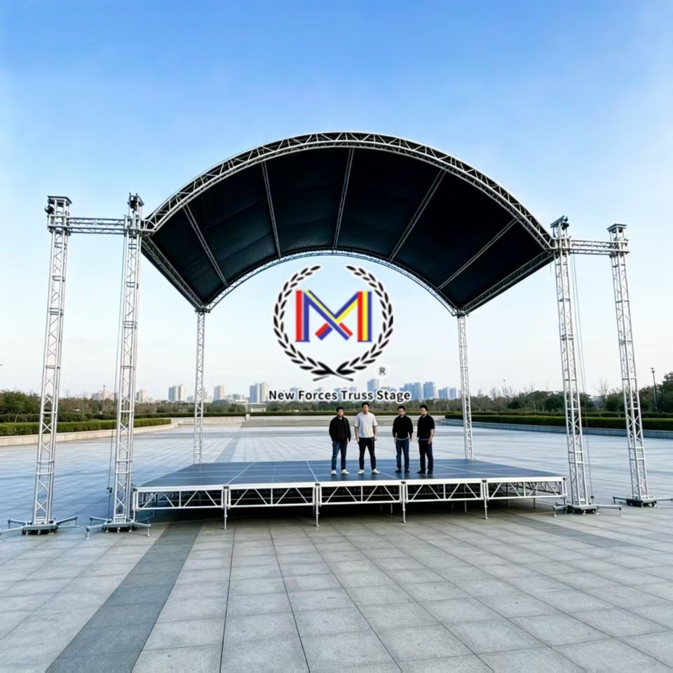 Aluminum Concert Stage Roof Truss System Outdoor Event Canopy Stage ...