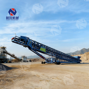 バルク鉱山の材料処理のための鋼ベルト運搬機システムバージローディングスタッカーコンベヤー - Product Image 2