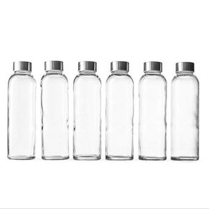 Avertan Xuzhou <strong>Milk</strong> Tea 250ml <strong>Glass</strong> Water <strong>Bottle</strong> with Storage Compartment for Drinking Juice - Product Image 1