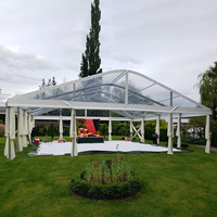 Tente de réception de luxe TENTCHO imperméable à structure libre, grande tente de mariage extérieure 6x12m, tentes personnalisées pour événements