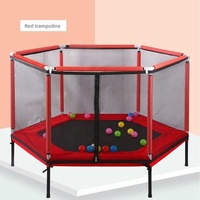 Trampoline pour Enfants de Haute Qualité avec Filet de Sécurité, Rebondeur Intérieur Extérieur pour Âge 3-12 Ans, Équipement d'Exercice Physique
