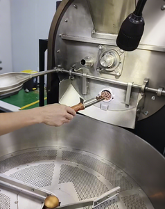 เครื่องคั่วเมล็ดกาแฟสแตนเลส 15 กก. ใช้ไฟฟ้า/แก๊ส พร้อมระบบควบคุมการไหลเวียนของอากาศร้อน สำหรับใช้ในร้านเบเกอรี่ - Product Image 2