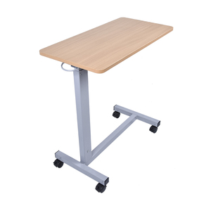Table de lit réglable en hauteur avec roulettes, table réglable pour utilisation à l'hôpital - Product Image 1