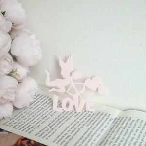 Decoración de Pastel Acrílica de Cupido Ángel con Miel y Dulzura, 1.3mm de Grosor, Adorno para Pastel de San Valentín, Estilo Instagram - Product Image 2