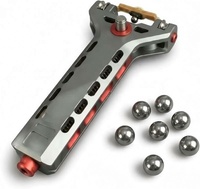 Slingshot de précision en alliage d'aluminium CNC, léger, étanche, kit complet en métal, ergonomique, pour tir en plein air