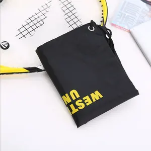 Fabric Bags With Logos Custom Polyester Drawstring Backpack Traveling Sport Fabric String Bag With Printing Logo