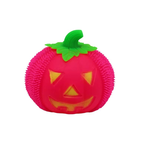 Nouveau Jouet Fantaisie Halloween Citrouille Diable Lumineuse Balle Moelleuse TPR à Pincer pour la Décompression et le Soulagement du Stress, Idéal pour les Fêtes d'Enfants - Product Image 5