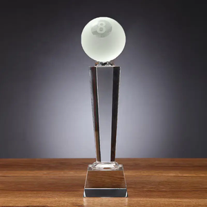 Venta al por mayor K9 Crystal Sport Award fútbol baloncesto tenis Golf voleibol trofeos para regalos de recuerdo - Product Image 4