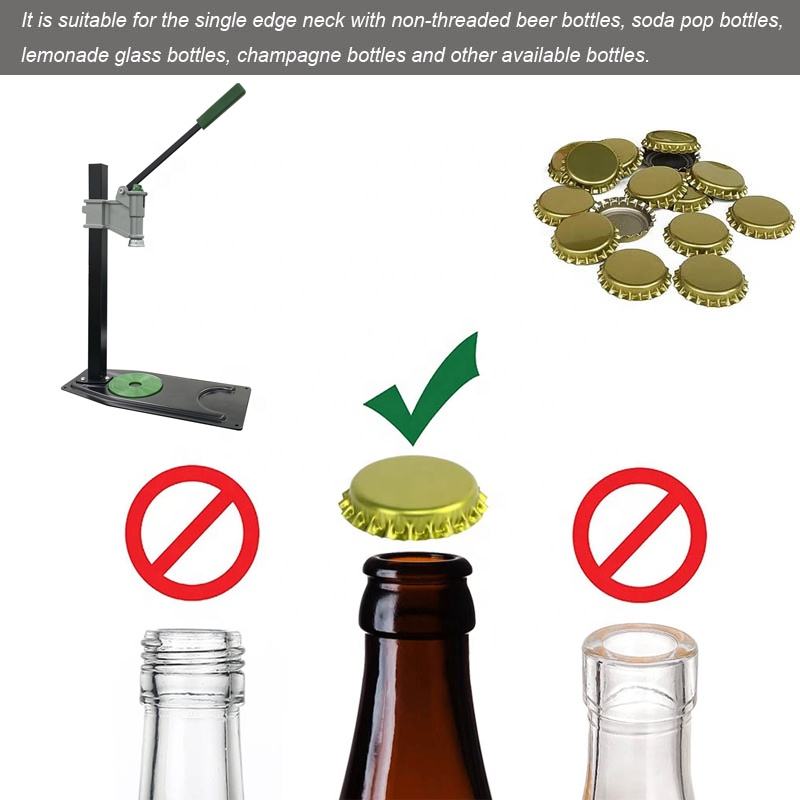 Bench Bottle Capper - Efficient Manual Capping Machine