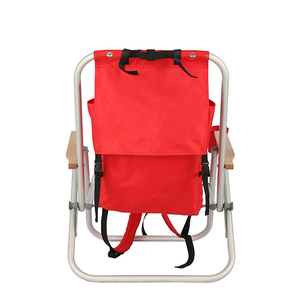 Kejie Custom 4-Position Outdoor Red Steel <b>Camping</b> Chair Comfortable Hiking Fishing Beach Use <b>Storage</b> Backpack Fabric Material - Product Image 3