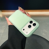 Coque de téléphone antichoc transparente couleur bonbon pour iPhone 17 Pro Max 16 15 14 13 Pro Max, coque de protection souple en silicone effet gelée