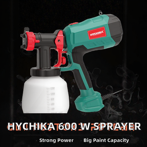 Système de pulvérisation de peinture électrique 600 W, pulvérisateur HVLP 1200 ml, 3 motifs de pulvérisation, 4 buses, 2 outils de nettoyage, bricolage - Product Image 2