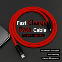 Câble de données en silicone liquide certifié MFi 2026 avec puce C94 C189, câble de charge rapide 3A PD USB C pour iPhone 13 14 iPod