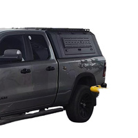Pickup Truck Modification Manganese Steel Split 3 Door Camper Shell Top Opening Canopy Fit Dodge Ram 1500 5.7ft Truck Bed