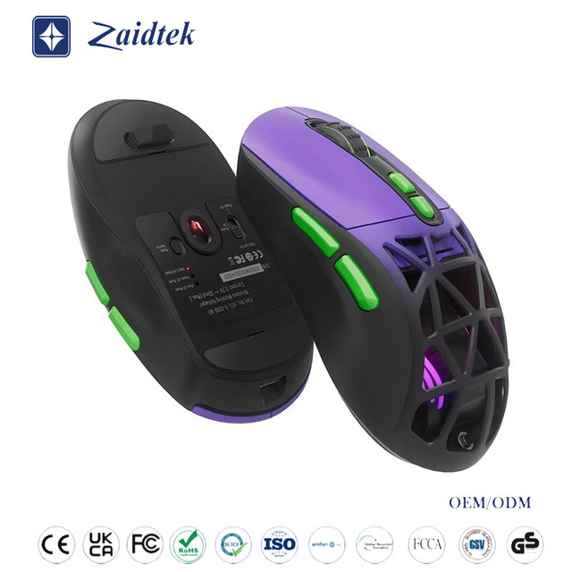 Three-mode DPI13800 Wireless Gaming Mice with PAW3311Sensor 7 Buttons Lightweight Design Ergonomic Backlit Wireless Gaming Mouse
