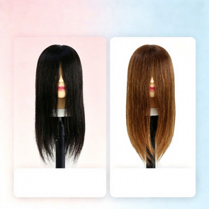 Tête de mannequin professionnelle pour la formation des coiffeurs en salon, idéale pour la coupe, la coloration, la permanente et le coiffage. - Product Image 1