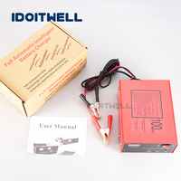 Pengisi Daya Baterai Mobil Truk Universal 12V 24V 10A Pengisi Daya Baterai Asam Timbal GEL ARLA EFB Cepat Otomatis Pengisi Daya Baterai Pintar 12V 24V
