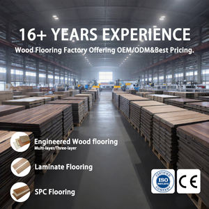 Suelo de Parqué Ecológico Personalizado de 14 mm <span class=keywords><strong>y</strong></span> 15 mm, Madera de Ingeniería con Acabado Liso para Sala de Estar, Sótano Interior, Sistema de Clic, Garantía de 5 Años - Product Image 5