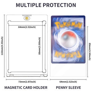 Vente en gros de porte-cartes magnétiques One Touch 35Pt, porte-cartes magnétiques One Touch, porte-cartes magnétiques 35pt <span class=keywords><strong>pas</strong></span> <span class=keywords><strong>cher</strong></span> pour TCG - Product Image 5