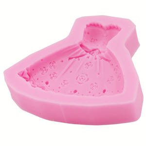 Molde <span class=keywords><strong>de</strong></span> Silicona para Decoración <span class=keywords><strong>de</strong></span> Pasteles y Fondant con Forma <span class=keywords><strong>de</strong></span> Falda <span class=keywords><strong>de</strong></span> Princesa, Detalles Finos en 3D, Bordado <span class=keywords><strong>de</strong></span> Rosas, Estilo Chica Hermosa - Product Image 4
