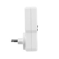 Prise minuterie hebdomadaire à grand écran - 127V/220V, menu en portugais, certifiée Inmetro pour l'automatisation domestique au Brésil