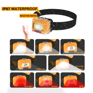 Đèn pin đội đầu Brightenlux chống nước IP67 siêu sáng, mạnh mẽ, đèn LED COB sạc lại được, dùng cho cắm trại và săn bắn - Product Image 4