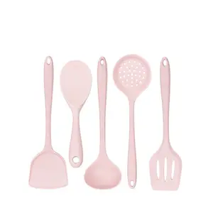 GC DIY Silicone spatula five-piece frying spatula kitchen utensils ustensiles de cuisine Silicone spatula