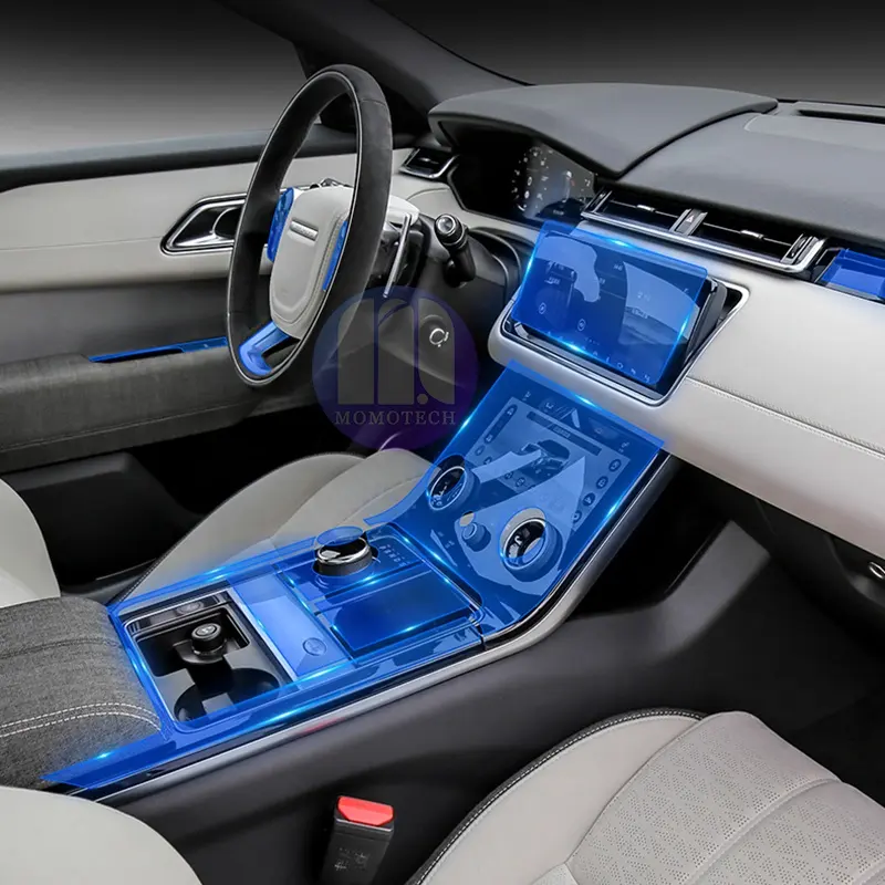 Accessori interni per auto senza taglio pellicola di controllo centrale per Range Rover Sport Velar Evoque Land Rover Discovery Sport Defender