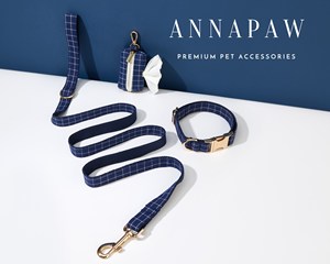 Ensemble de nœuds personnalisés en velours bleu uni faits à la main pour chiot avec nom gravé, collier personnalisé pour chien mâle - Product Image 5