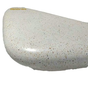 Nuevo Taburete Artístico de Imitación de Mármol Magic Stone, Asiento de UHPC con Diseño de Guijarros, Muebles de Jardín para Exteriores - Product Image 3